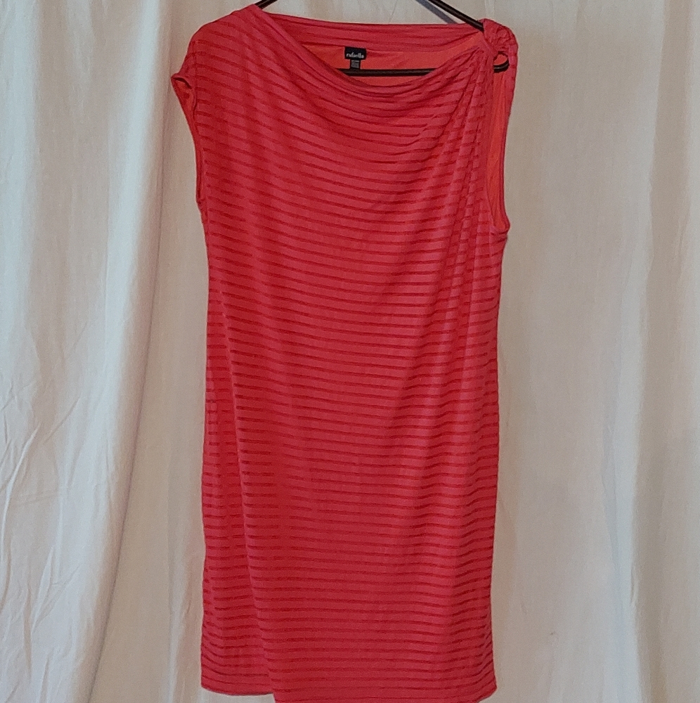 Rafaella Striped Sleeveless Dress